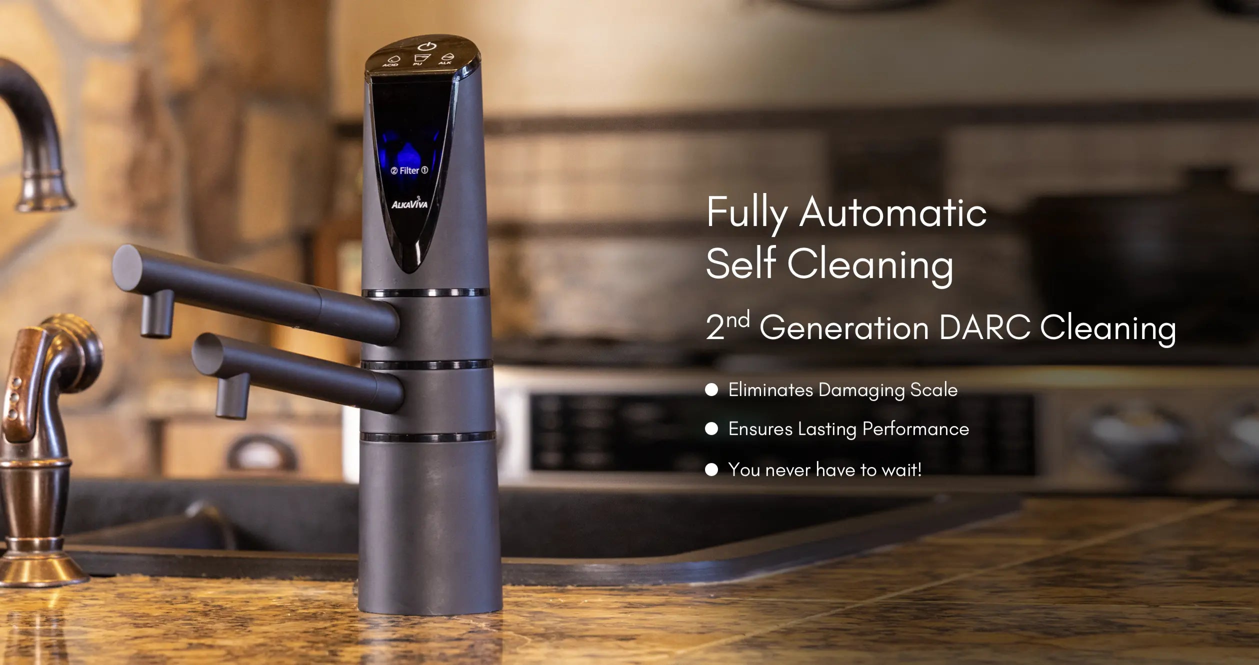 AlkaViva Delphi H2 Undersink Alkaline Water Ionizer 20004101