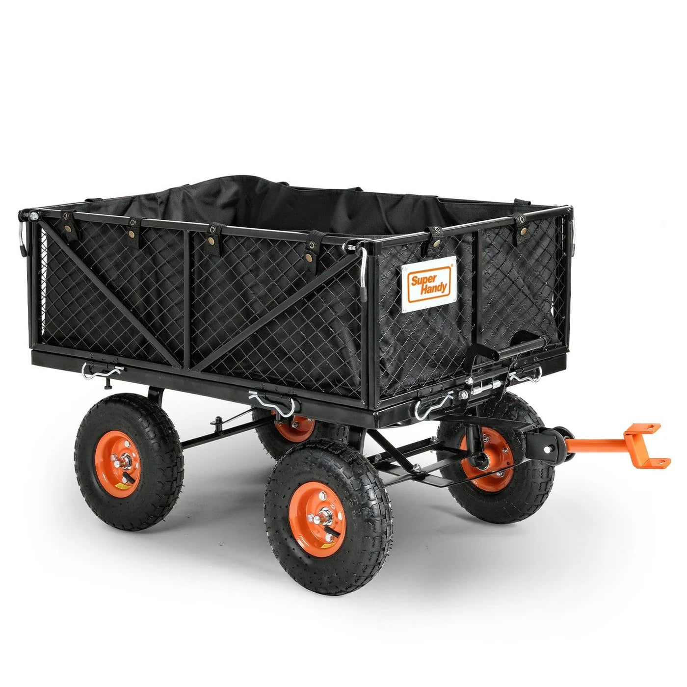 SuperHandy Heavy Duty Towable Garden Dump Cart GUO109