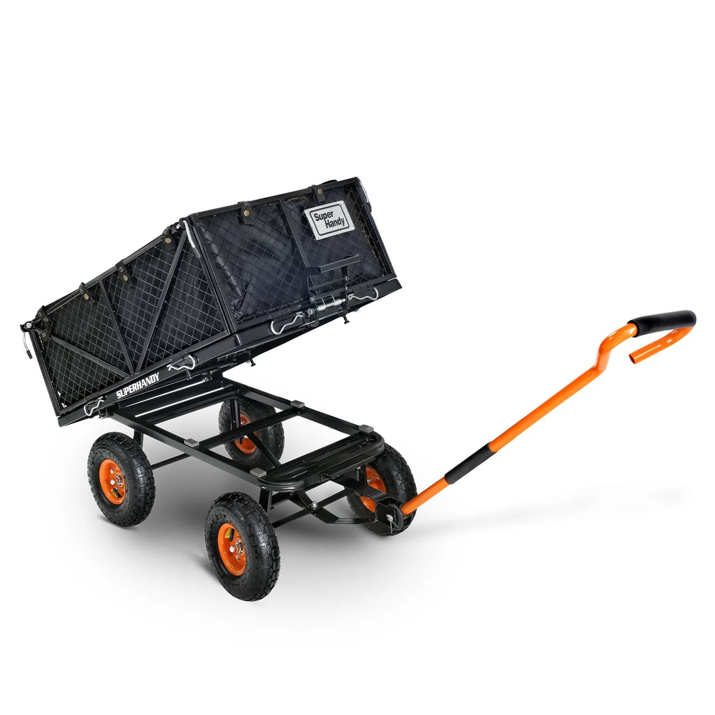 SuperHandy Heavy Duty Towable Garden Dump Cart GUO109