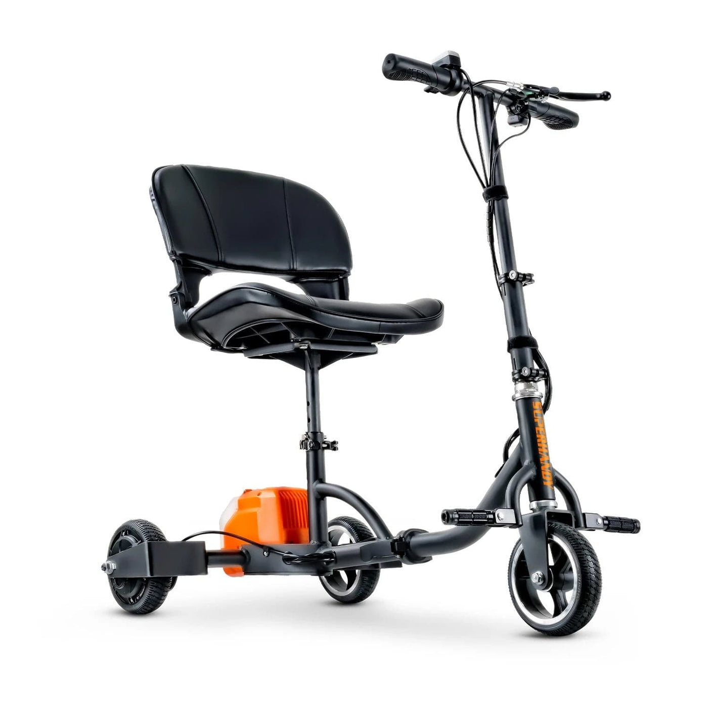 SuperHandy Passport Foldable 3-Wheel Mobility Scooter + Extra Battery GUT112