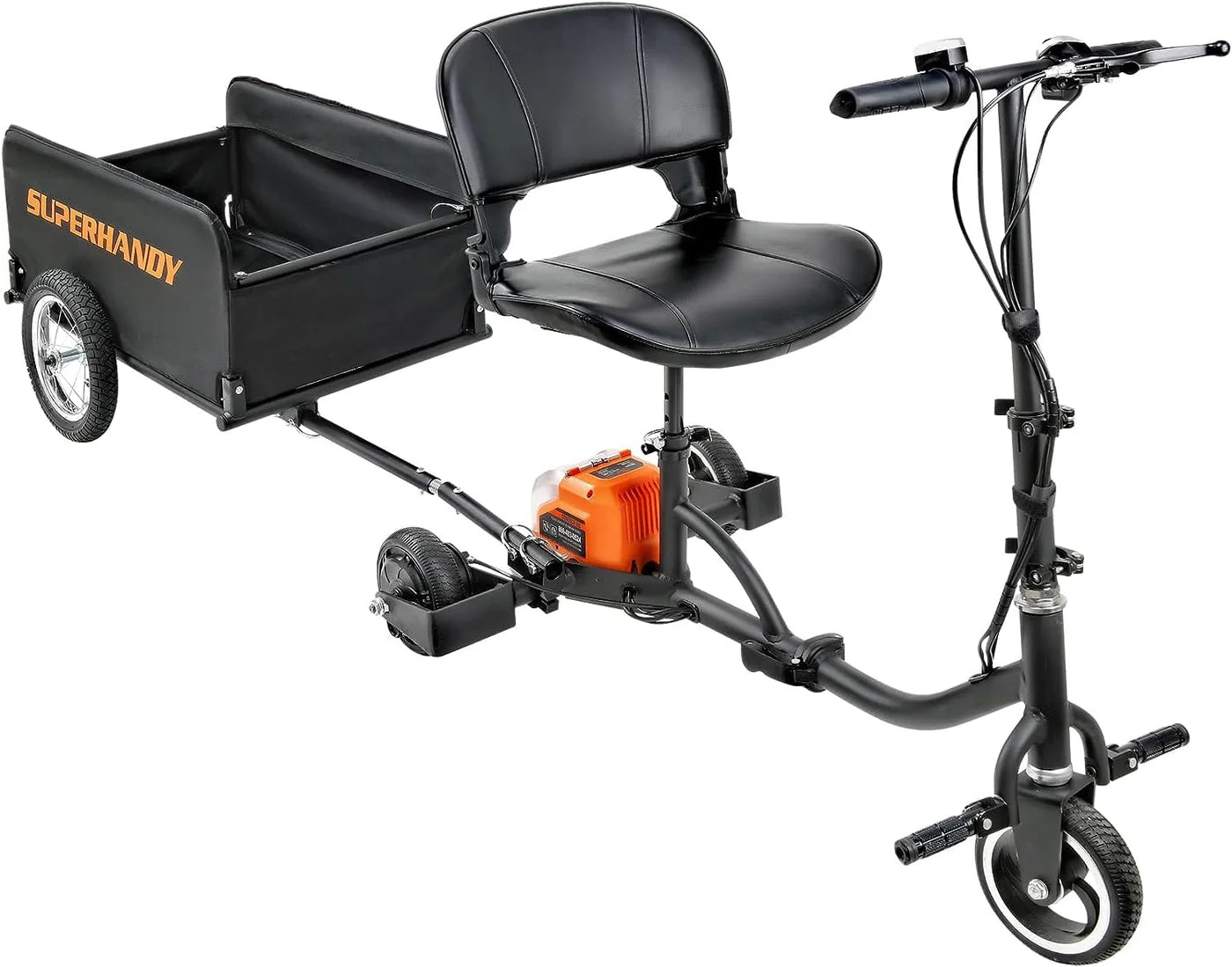 SuperHandy Lightweight Scooter Cargo Trailer GUT157