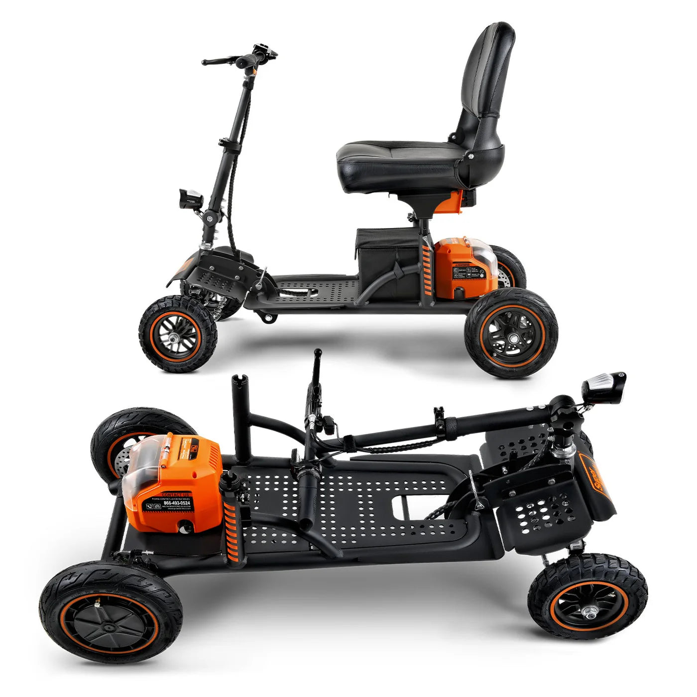 SuperHandy Explorer Heavy Duty 4-Wheel Mobility Scooter + Extra Battery GUT161