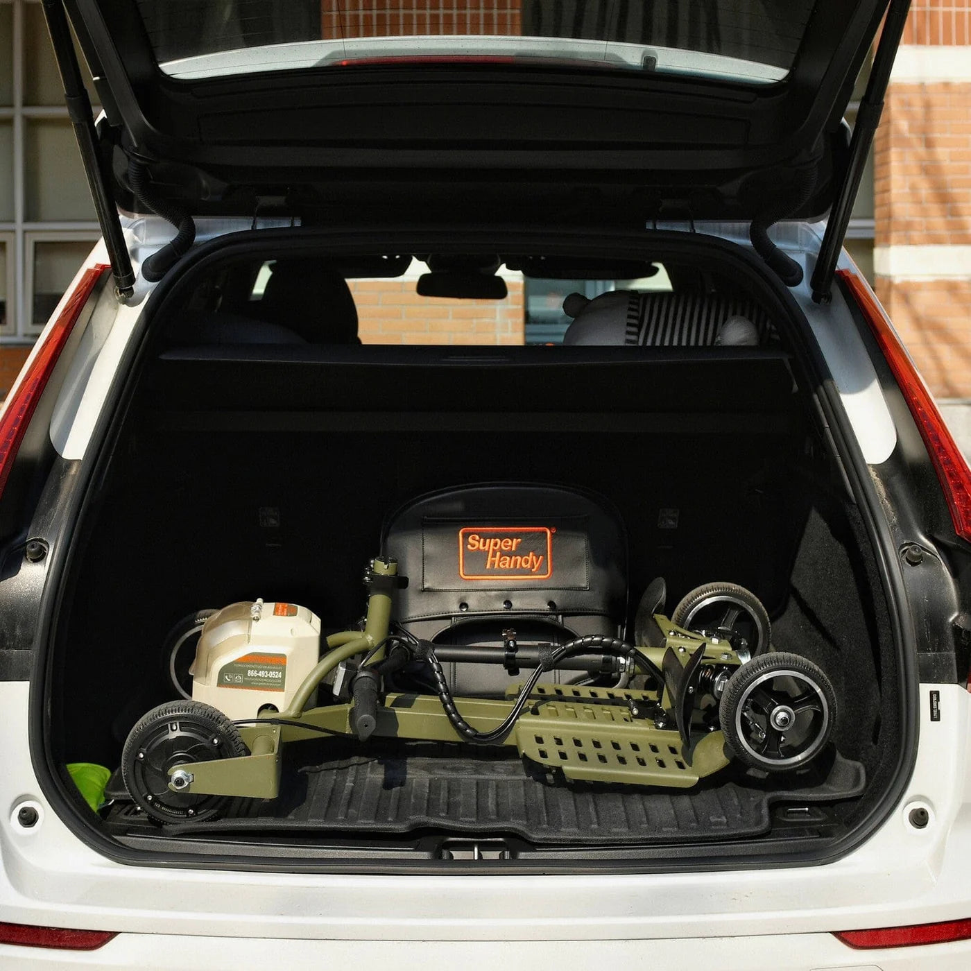 SuperHandy Passport Pro Foldable 4-Wheel Mobility Scooter + Extra Battery GUT164|GUT165