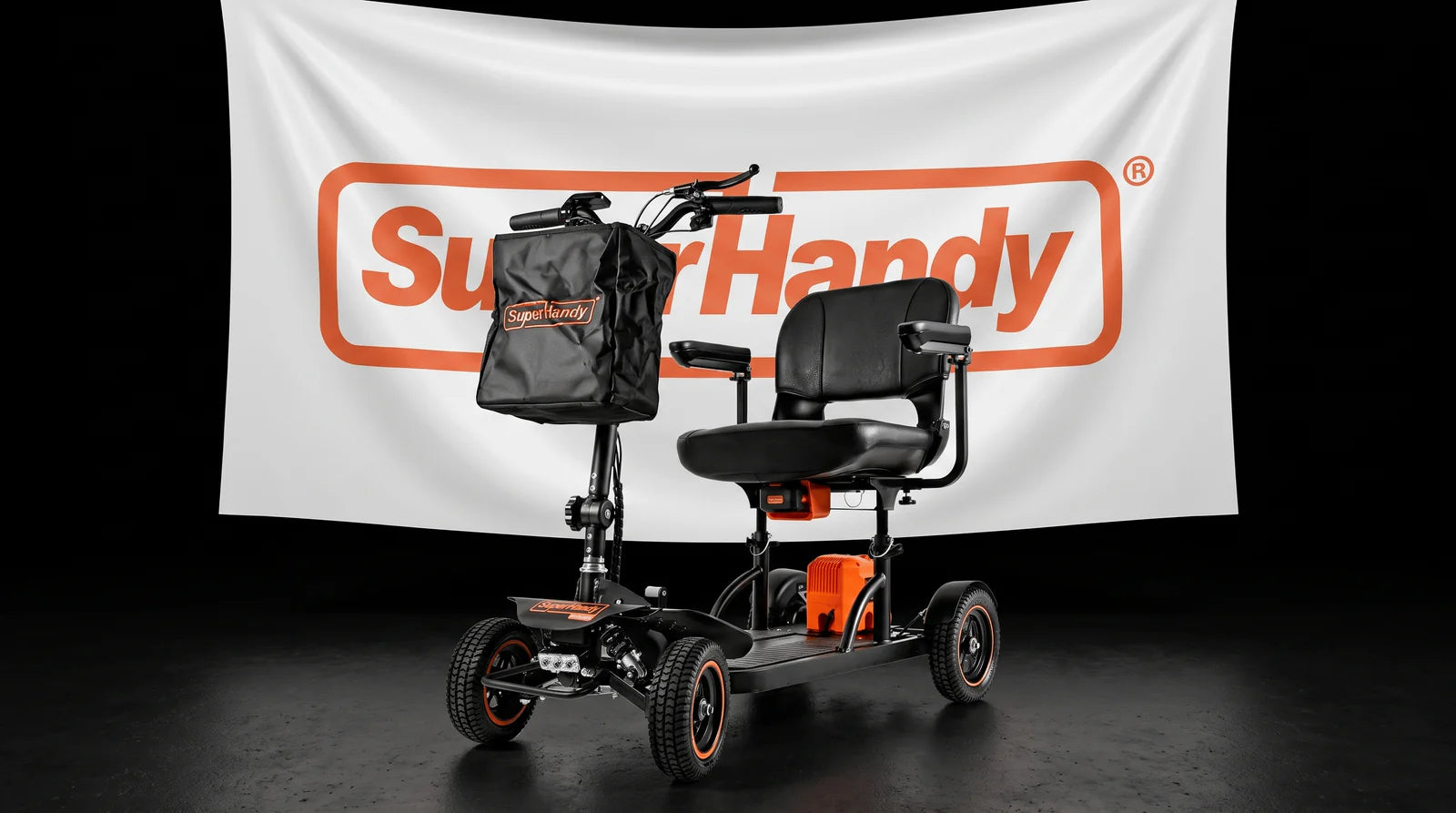 SuperHandy Explorer Prime 4-Wheel Mobility Scooter + Extra Battery GUT193