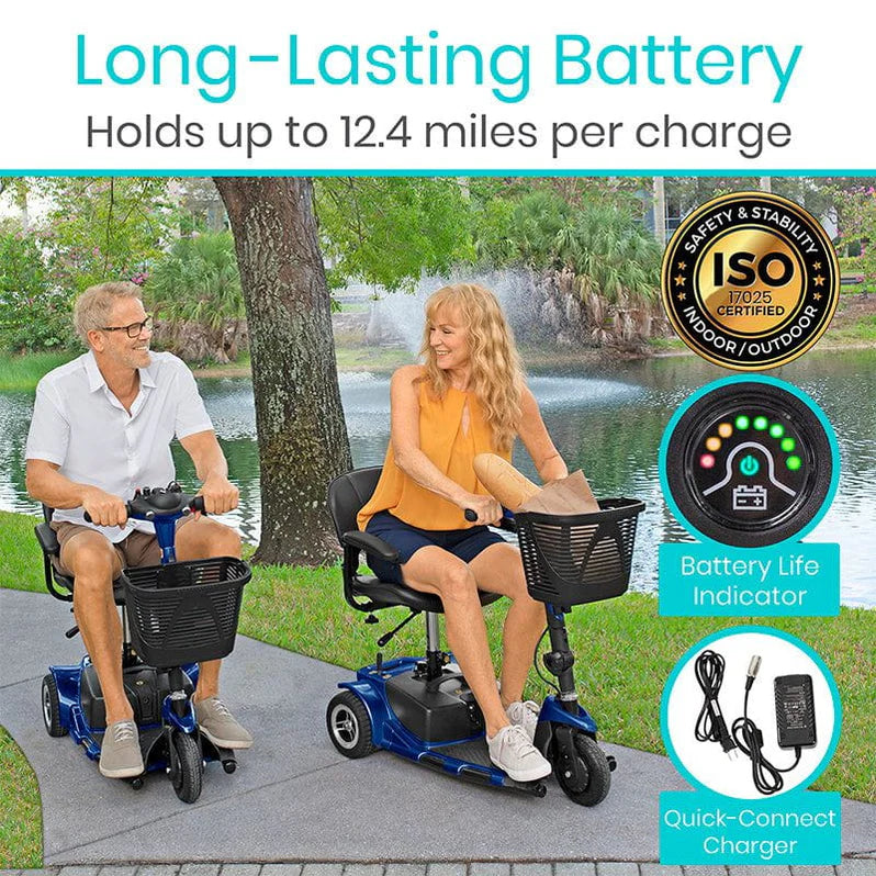 Vive Health 3-Wheel Electric Mobility Scooter MOB1025