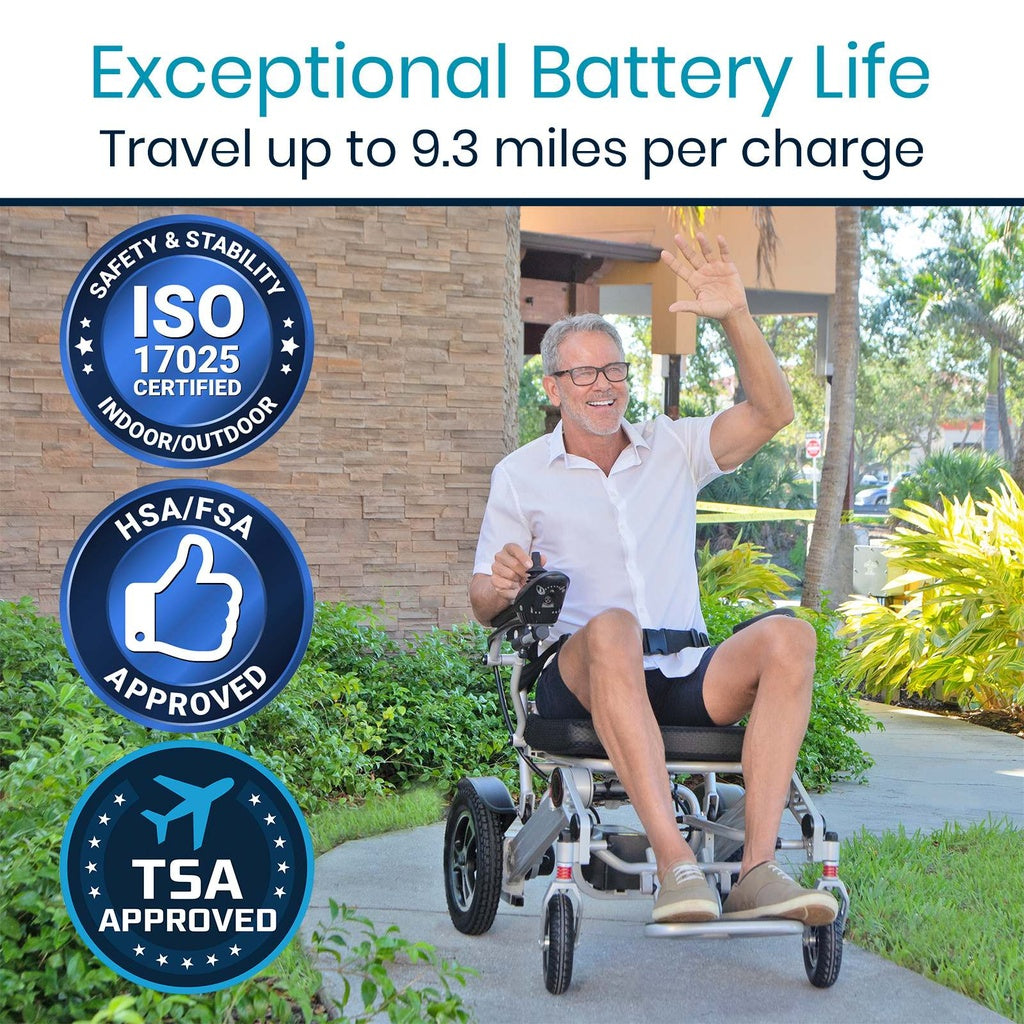 Vive Health Folding Electric Wheelchair MOB1029L