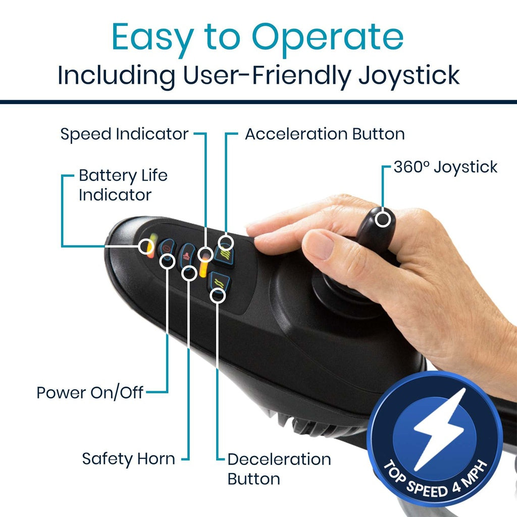 Vive Health Folding Electric Wheelchair MOB1029L