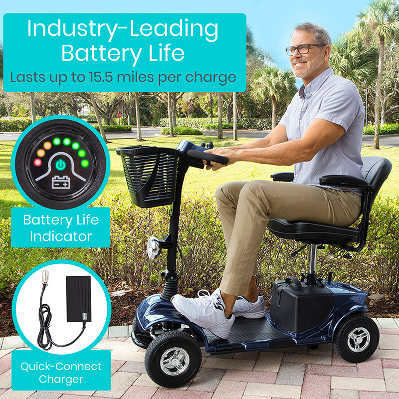 Vive Health Series A 4-Wheel Electric Mobility Scooter MOB1053