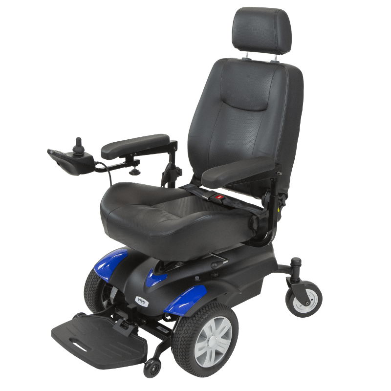 Vive Health Model V Electric Wheelchair MOB1054BLU
