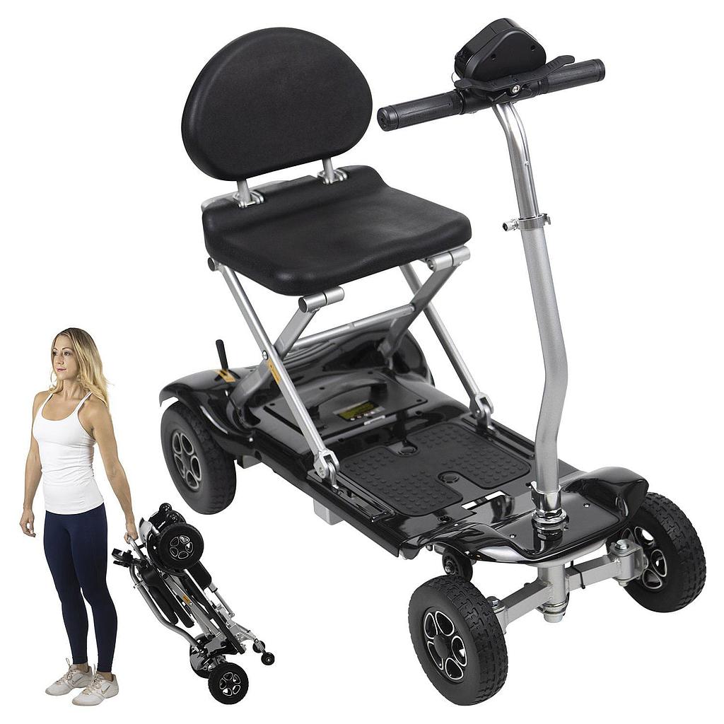 Vive Health Folding 4-Wheel Electric Mobility Scooter MOB1058BLK