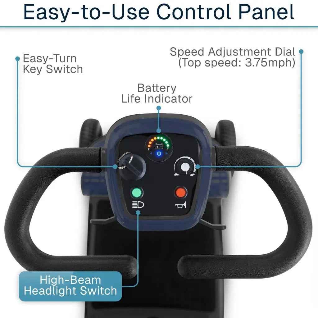 Vive Health Neptune Mobility Scooter MOB1126MBL