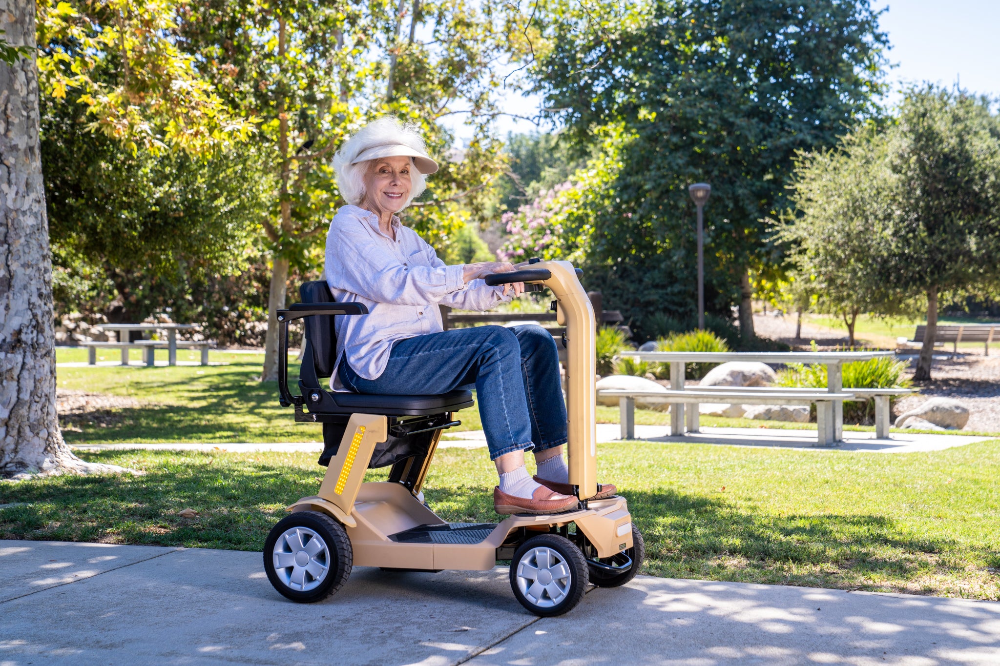 Reyhee Flex 4-Wheel Electric Folding Mobility Scooter RF01