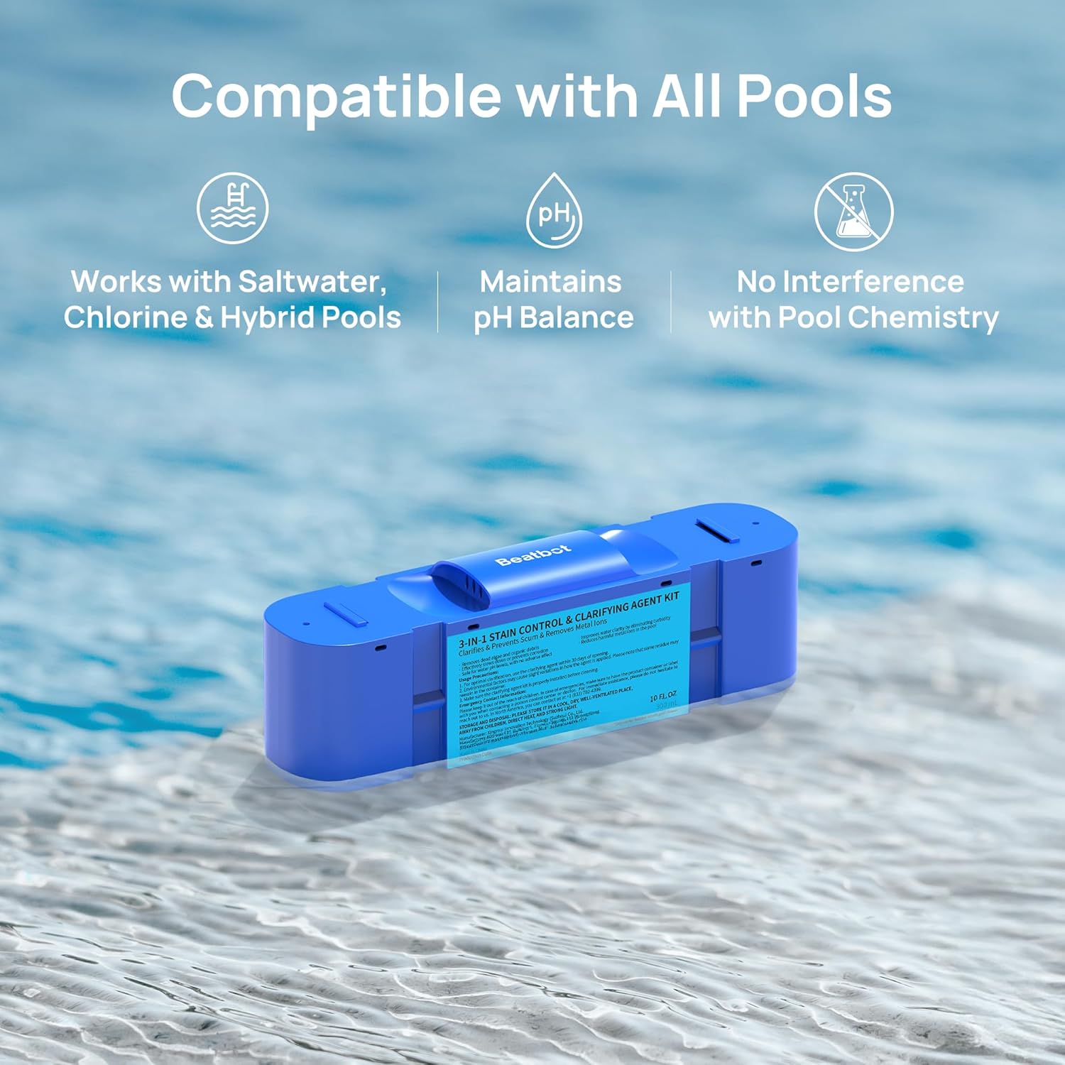 Beatbot AquaRefine Kit- 3-in-1 Clarifier RCAF01-GNG2