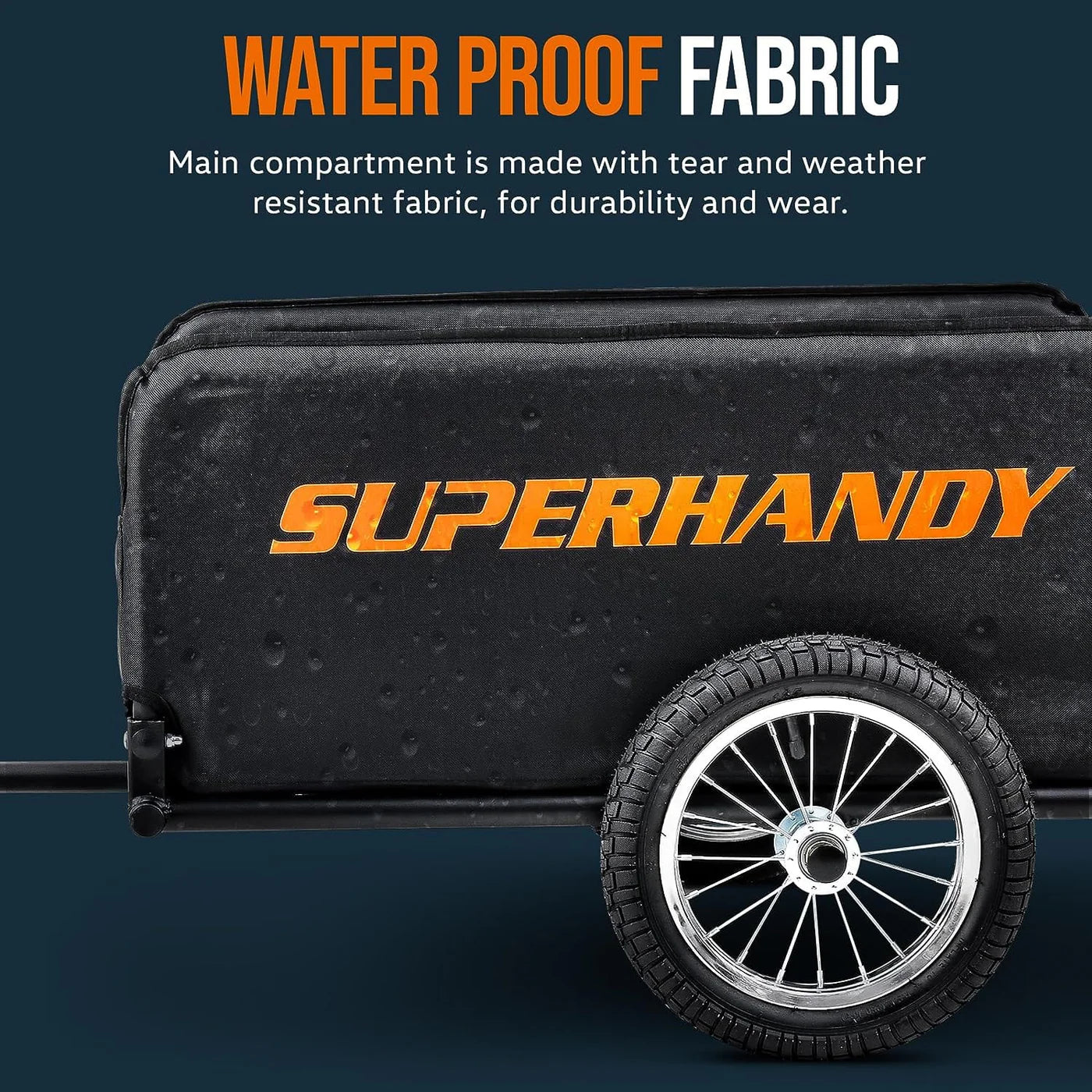 SuperHandy Lightweight Scooter Cargo Trailer GUT157