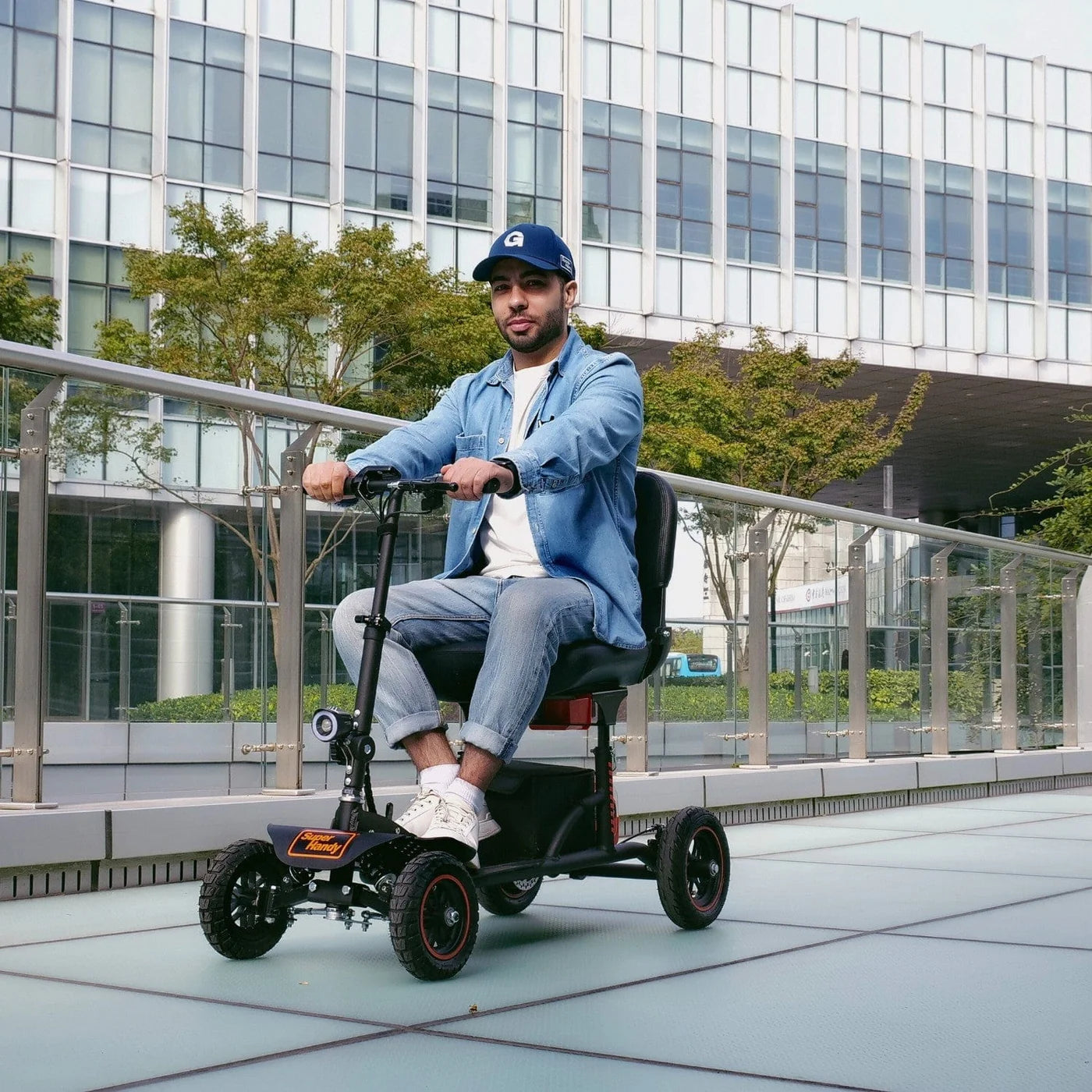 SuperHandy Explorer Heavy Duty 4-Wheel Mobility Scooter + Extra Battery GUT161