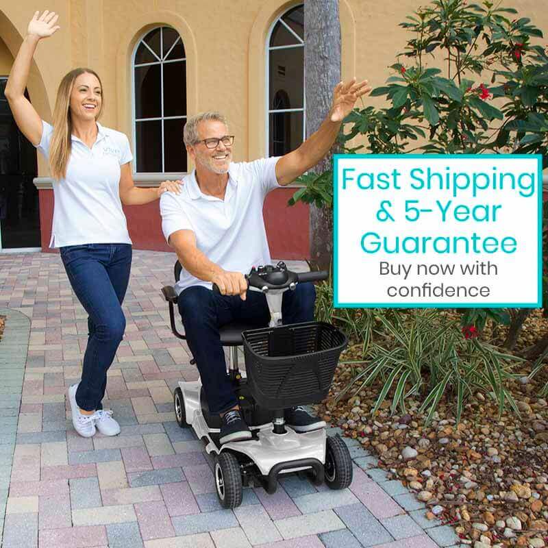Vive Health 4-Wheel Electric Mobility Scooter MOB1027|MOB1095
