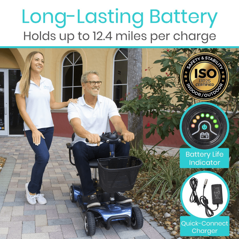 Vive Health 4-Wheel Electric Mobility Scooter MOB1027|MOB1095