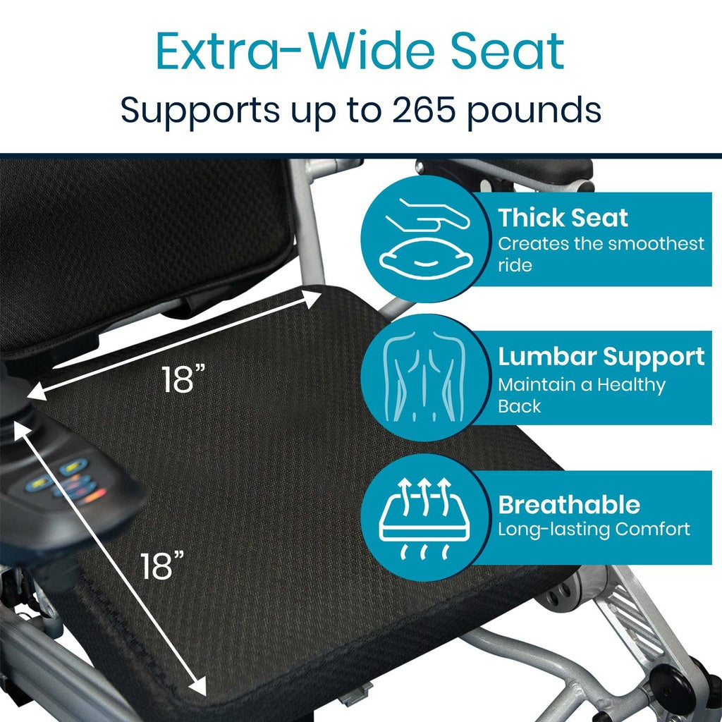 Vive Health Folding Electric Wheelchair MOB1029L