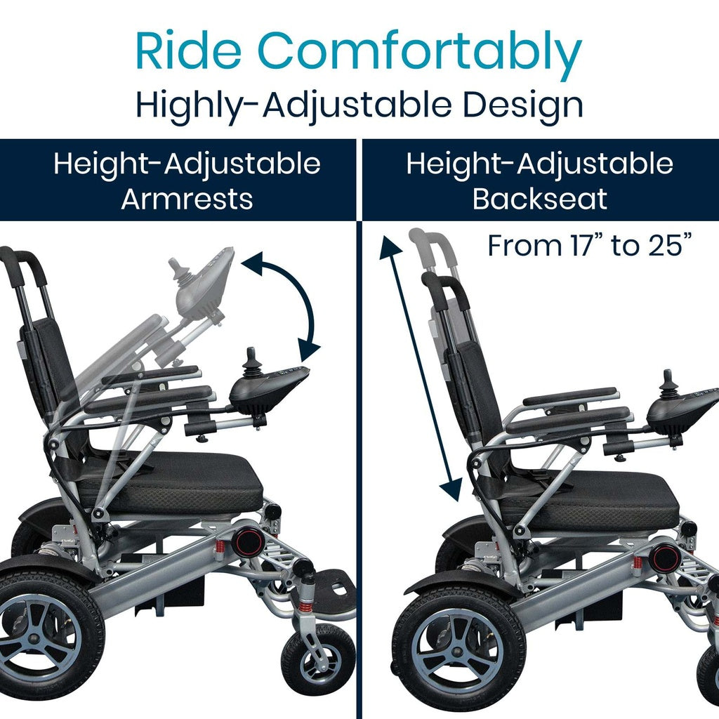 Vive Health Folding Electric Wheelchair MOB1029L