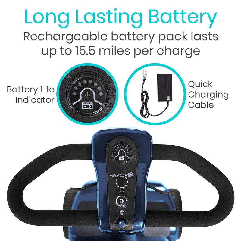 Vive Health Series A 4-Wheel Electric Mobility Scooter MOB1053