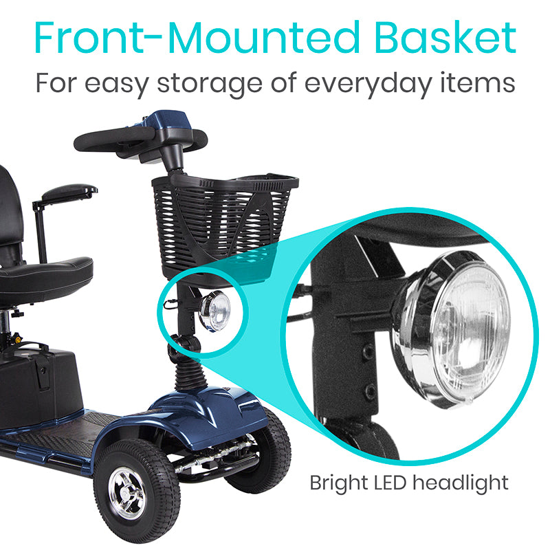 Vive Health Series A 4-Wheel Electric Mobility Scooter MOB1053