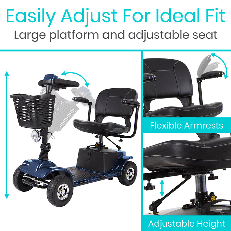 Vive Health Series A 4-Wheel Electric Mobility Scooter MOB1053