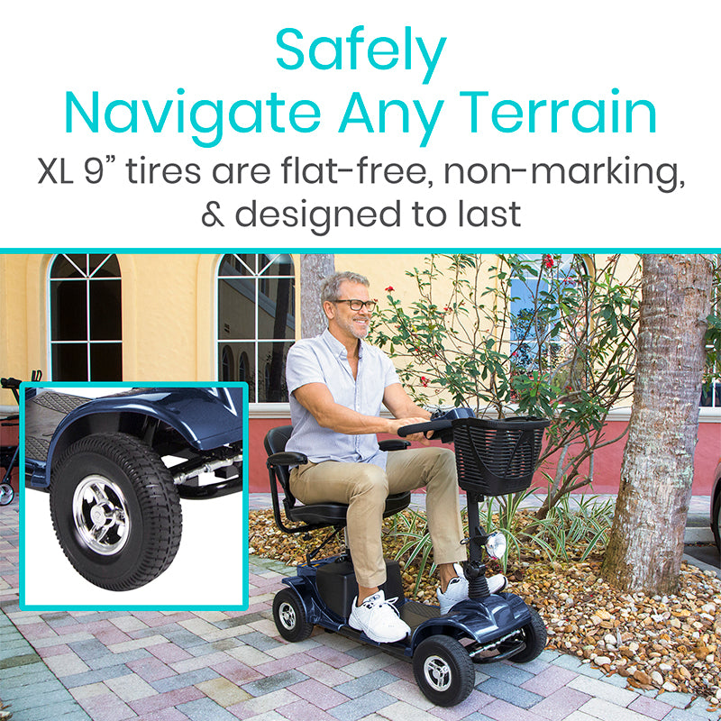 Vive Health Series A 4-Wheel Electric Mobility Scooter MOB1053