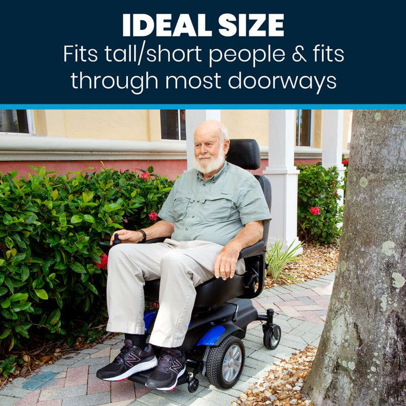 Vive Health Model V Electric Wheelchair MOB1054BLU