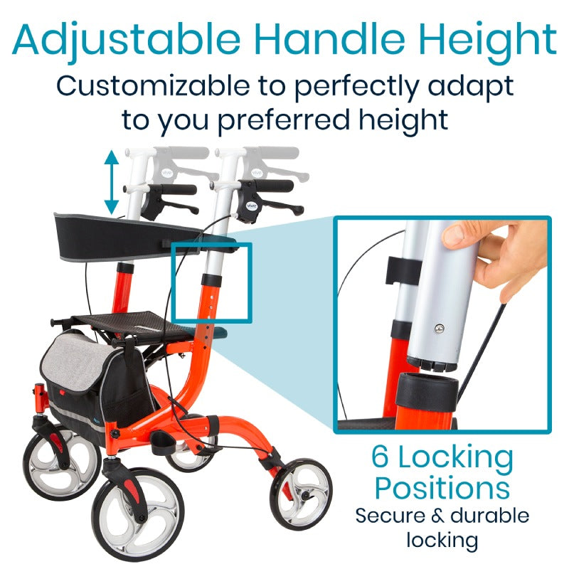 Vive Health Everglide Rollator (Model S) MOB1057