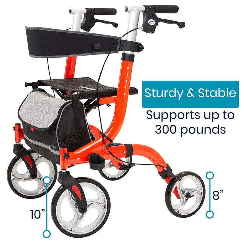 Vive Health Everglide Rollator (Model S) MOB1057