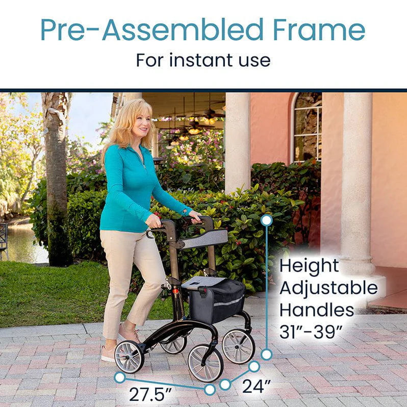 Vive Health Carbon Fiber Rollator MOB1086