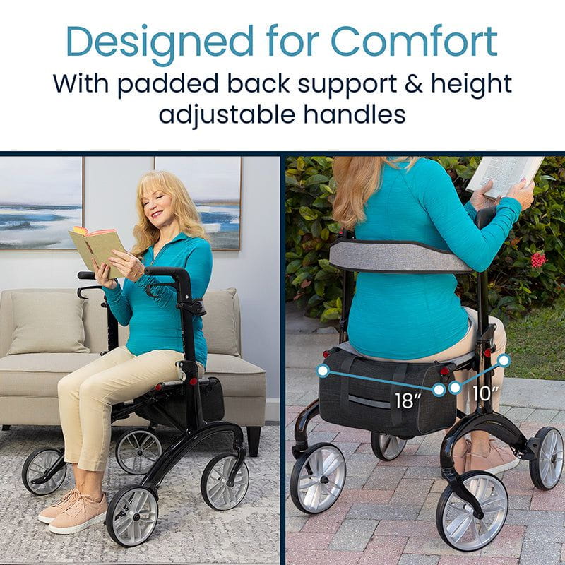 Vive Health Carbon Fiber Rollator MOB1086