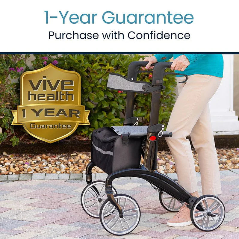 Vive Health Carbon Fiber Rollator MOB1086
