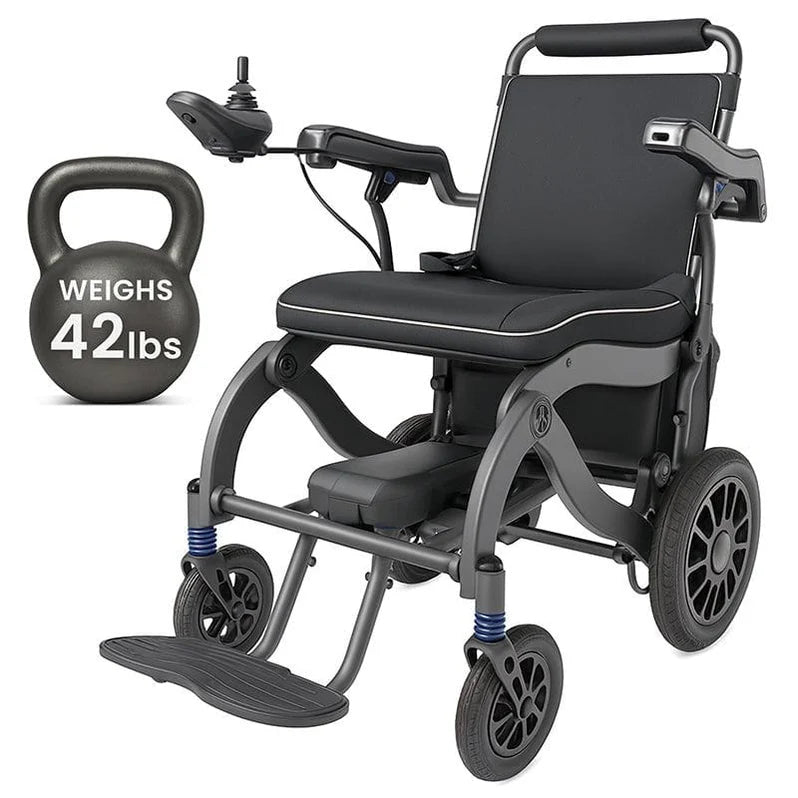 Vive Health Airframe Power Wheelchair - Magnesium Collection MOB1125GRY