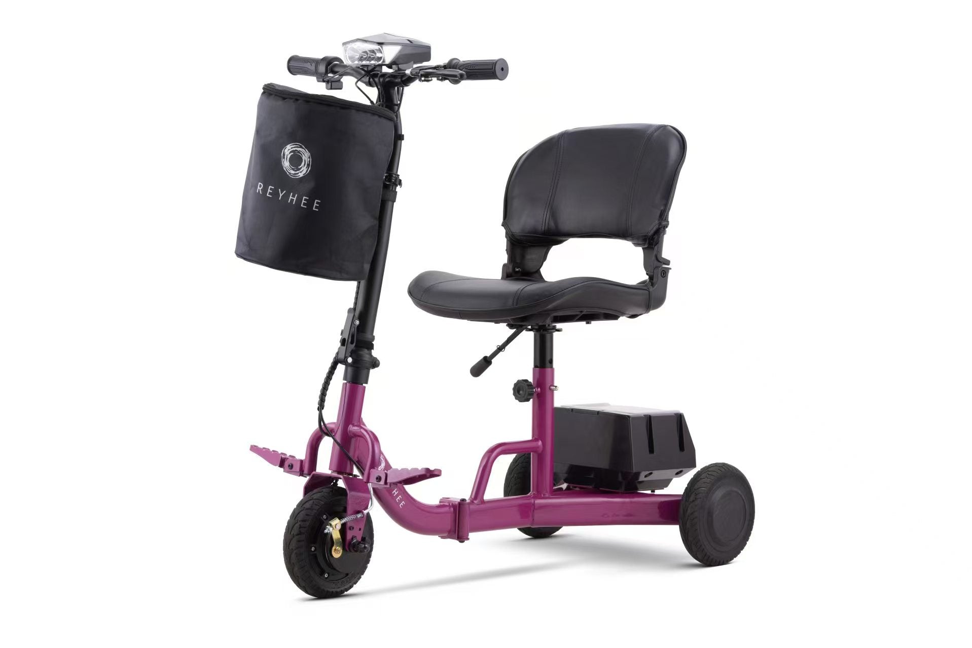 Reyhee Triad 3-Wheel Compact Folding Electric Mobility Scooter + Extra Battery R300