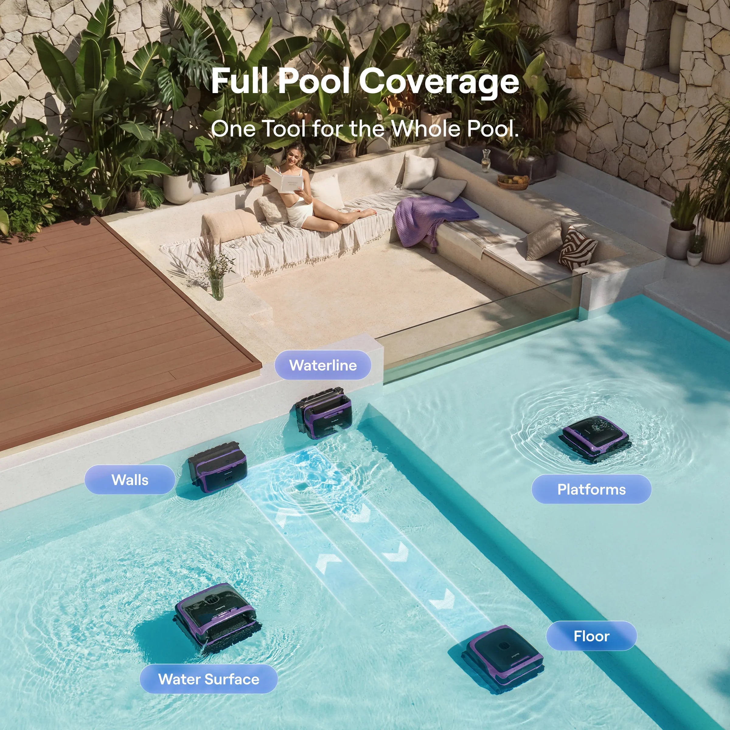 Beatbot Sora 70 Robotic Pool Cleaner RCFPM011-NAA