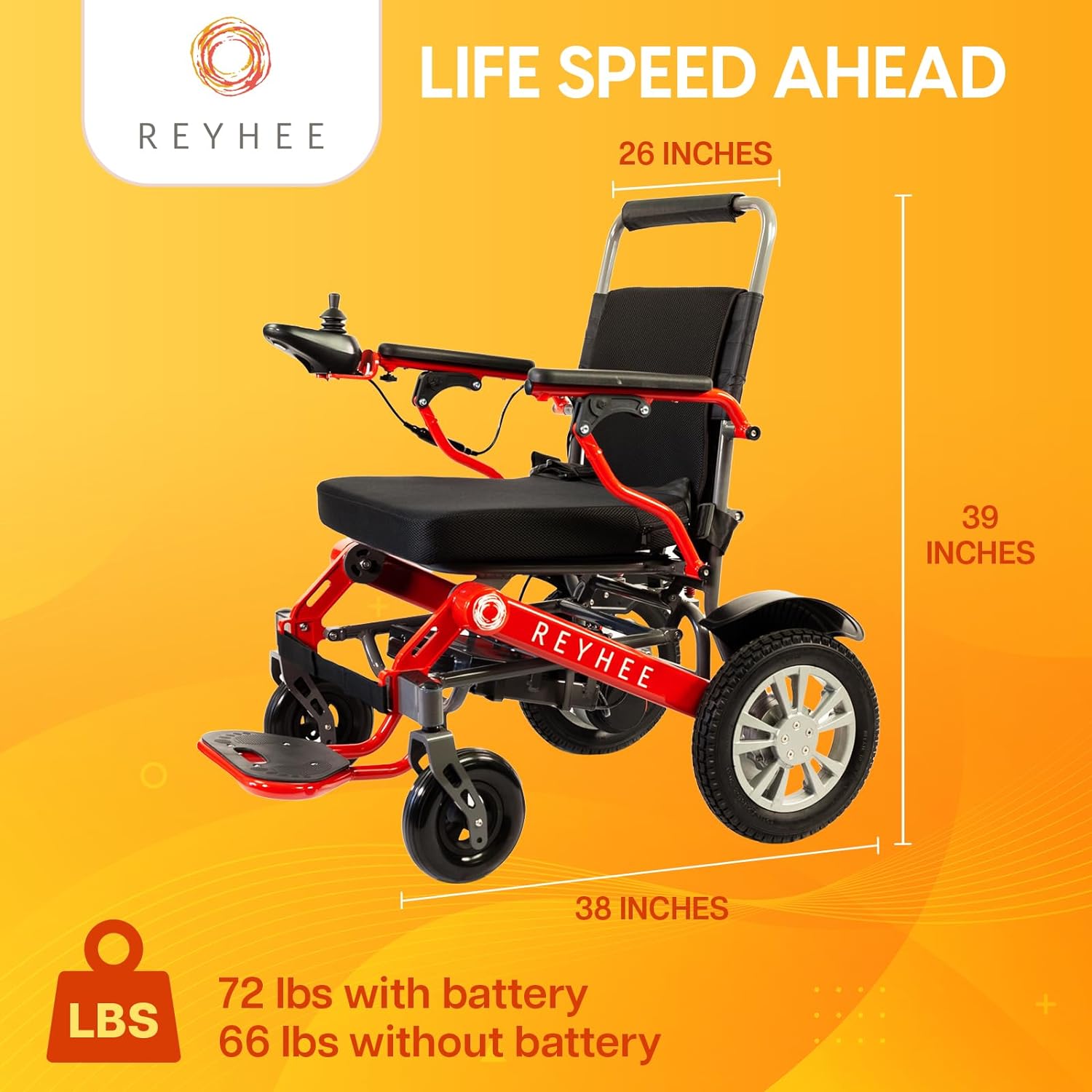 Reyhee Roamer Folding Electric Wheelchair XW-LY001